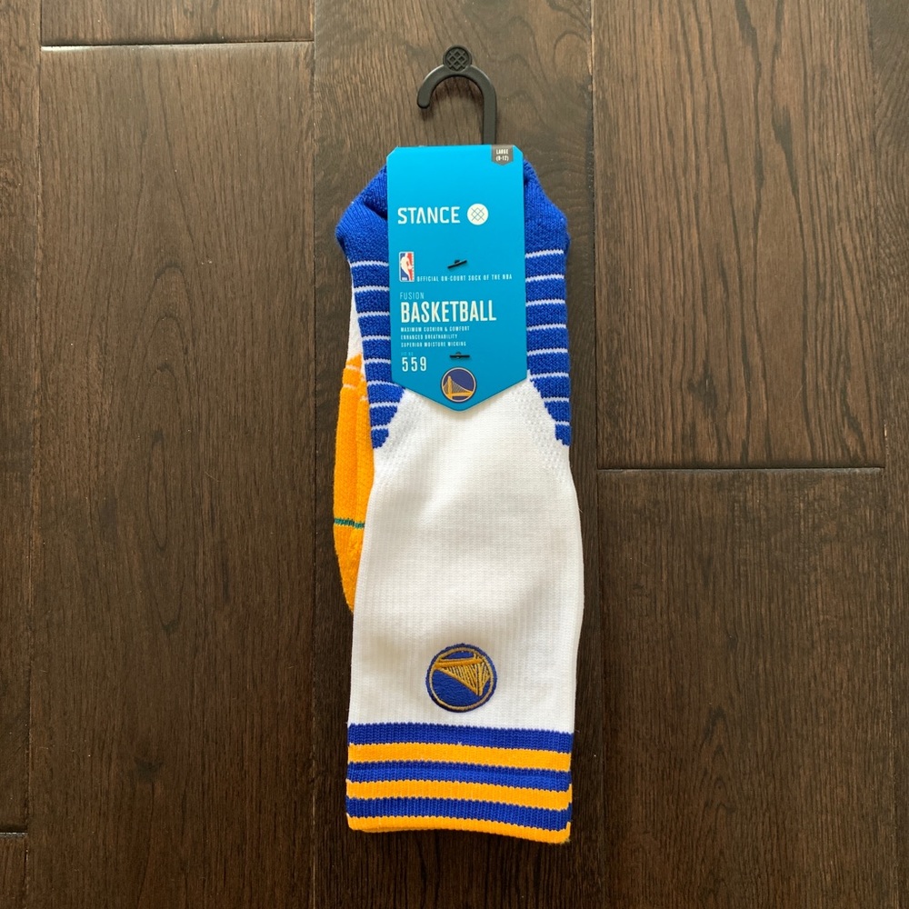 Stance NBA Golden State Warriors Socks Large 9-12
